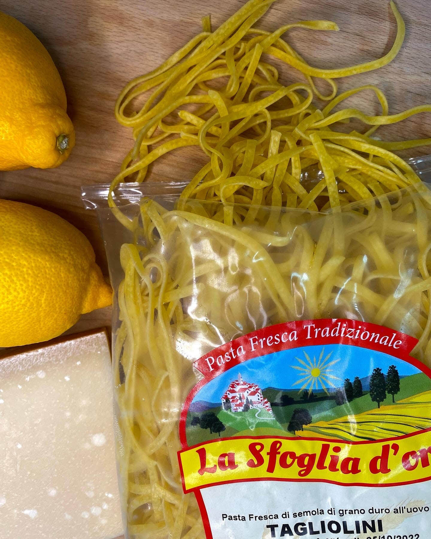 Tagliolini limone e parmigiano