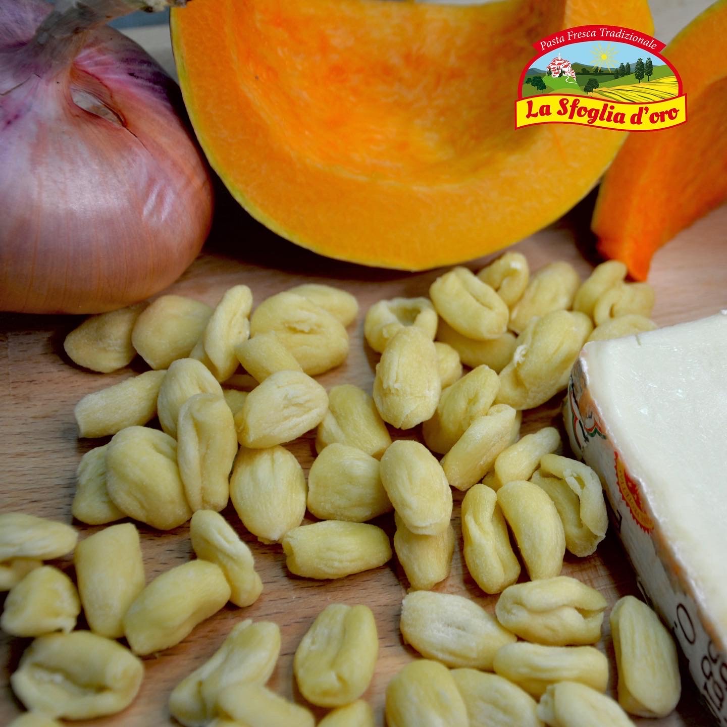 Cavatelli, zucca e taleggio - Pastificio La Sfoglia d'oro